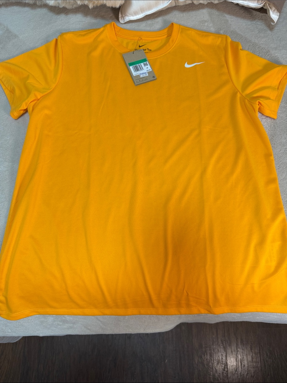 Nike Yellow Dri-FIT Short Sleeve Tee